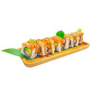 Salmon Flamme Roll (8 uds.)