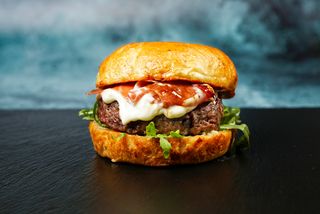 Red Diamond burger & pomfrit