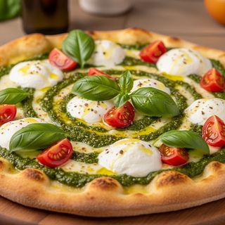 Pizza Pesto E Pomodorini (33 Cm.)