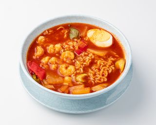 Рамен с  креветками