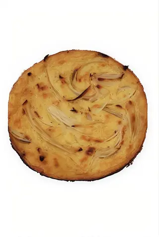 Farinata con cipolla