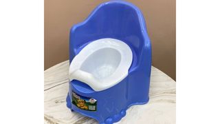 Горшок трон, синий