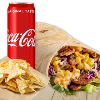 Combo Smoky Kebab Wrap