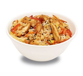 Вок рис с курицей