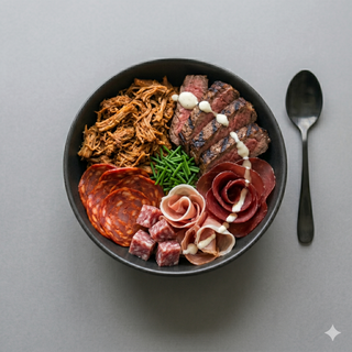 Meat Bowl (Grilled Chicken or Roasted Beef)