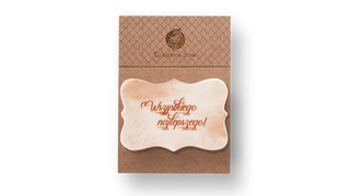 Tabliczka z dedykacją "Wszystkiego Najlepszego"