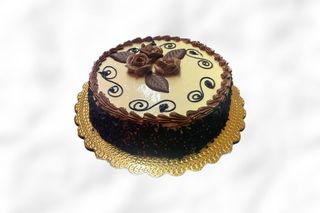 Crema chantilly e gocce di cioccolato