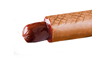 Хот-дог Ковбаска Салямі (темна булка)