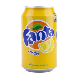 Fanta Limón lata 330ml.