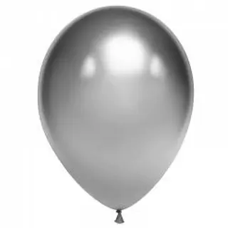 Balon din latex argintiu
