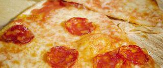 Pizza piatto diavola