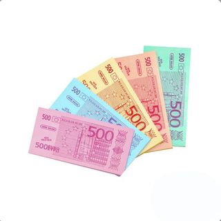 Billete de Oblea (5 unidades) Colores aleatorios