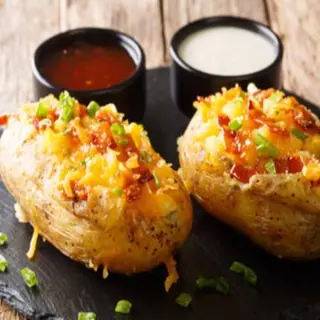 Patatas Asadas De La Casa (Ración)