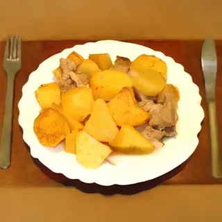 Свинско с картофи