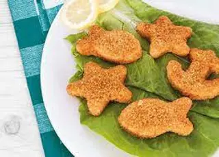 FUNNY FISH (FIGURE PANATE DI MERLUZZO) GR 300