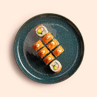 124. Uramaki California spicy langostino (8 uds.)