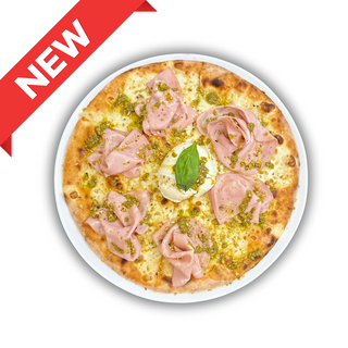 Pizza Bufala con Mortadella
