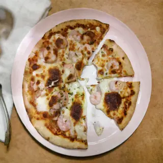 Pizza de gambas
