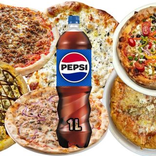 2 Pizzas Familiares+Bebida