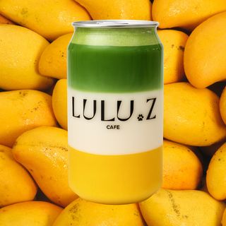 Sugar free mango fresh matcha