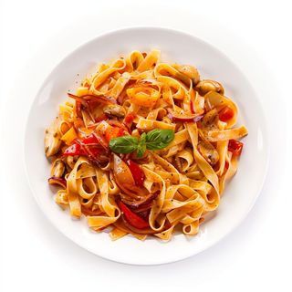 Tagliatelle con Ragú a la Boloñesa