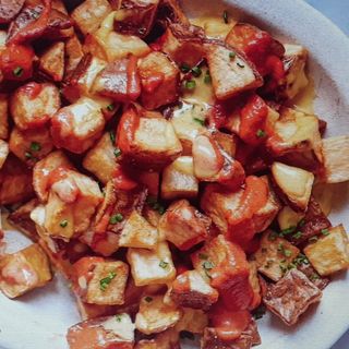 Patatas Rusticas con queso 
