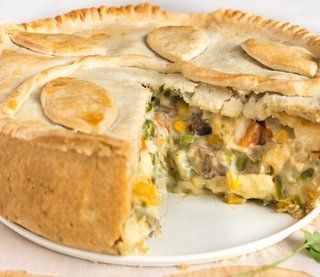 Fresh Mushroom Pie
