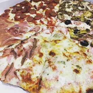 Pizza farcita trancio