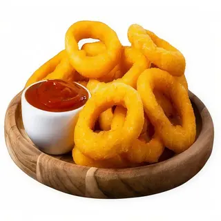 Aros De Cebolla Crujientes (Ración)