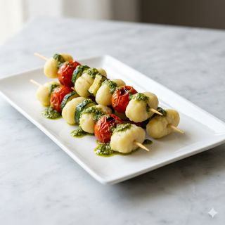 286.Spiedini di gnocchi