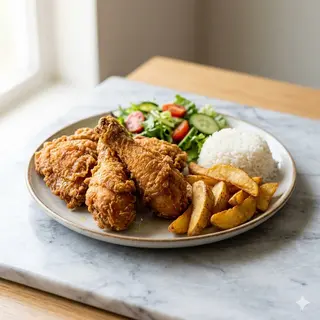 Plato De Pollo Frito