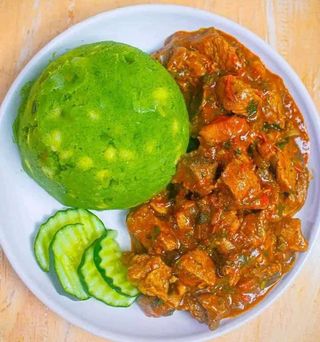 Mukimo With Beef
