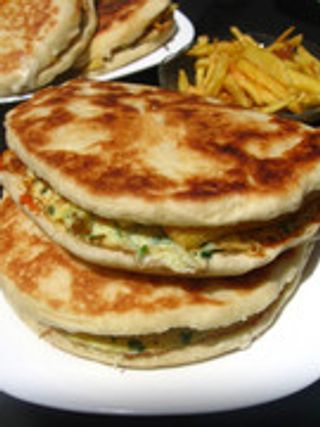 Chapati Salami Boeuf