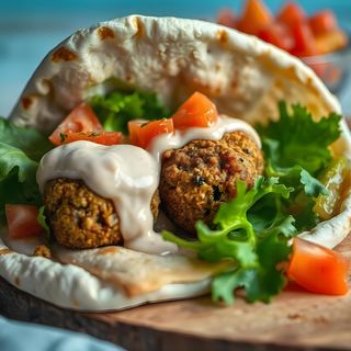 Pita De Falafel