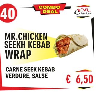 Mr. Chicken Seekh Kebab Wrap