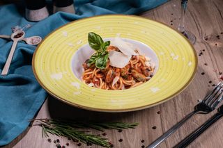 Spaghetti cu fructe de mare