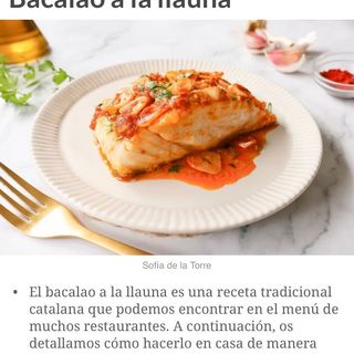 Bacalao A La Llauna