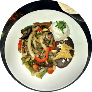 Fajitas de Verdura y Guacamole