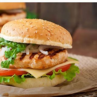 Hamburguesa Clásica De Pollo