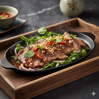 Ternera Sobre Bandeja Quemada