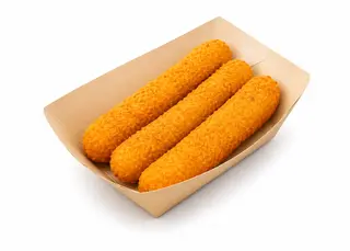 Bastoncini di cheddar impanati - 3 pezzi