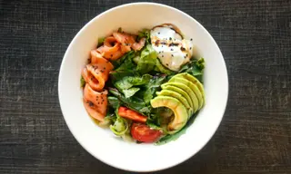 Salmon salad/ორაგულის სალათი