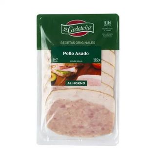 Asado de Pollo Relleno al Horno Lonchas 150 Gr.