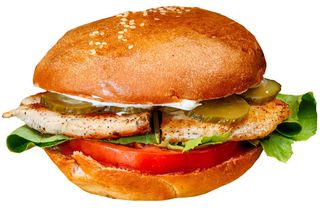 Burger cu Piept de Pui