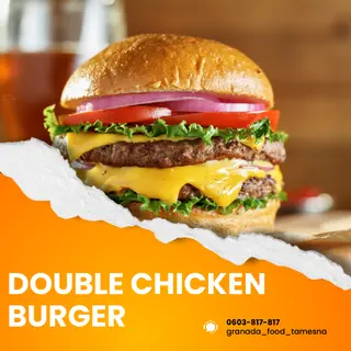 CHEES BURGER+frites