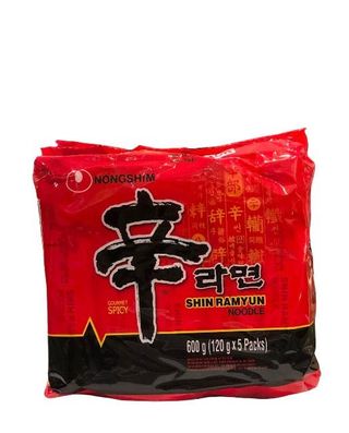 NONG-SHIM, Instant Noodle Multi Pack Shin Ramyun, 120g