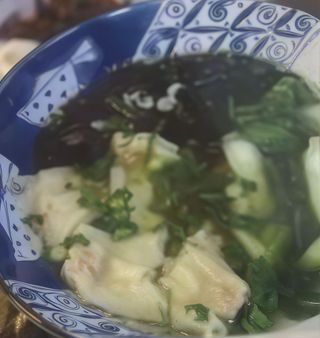 Zuppa di ravioli carne