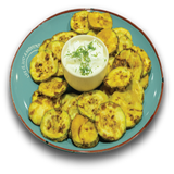 Тиквички с чеснов сос (150г)