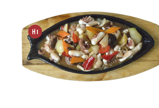 Caracatita cu legume