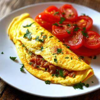 Frittata con pomodori